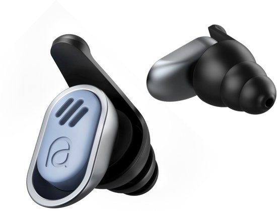 Mixx Assistive Audio Music Oordopjes - 18 dB Demping - HIFI Geluid - Herbruikbaar - Zwart