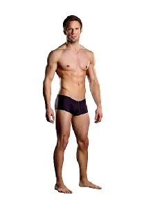 Male Power Zipper Short - Wine