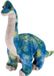 Wild Republic Brachiosaurus pluche dinosaurus knuffel - blauw - 25 cm