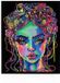 Diamond Dotz Flocked Neon Girl peinture diamant