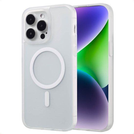 imoshion Color Guard Backcover geschikt voor MagSafe - Wit - iPhone 14 Pro Max