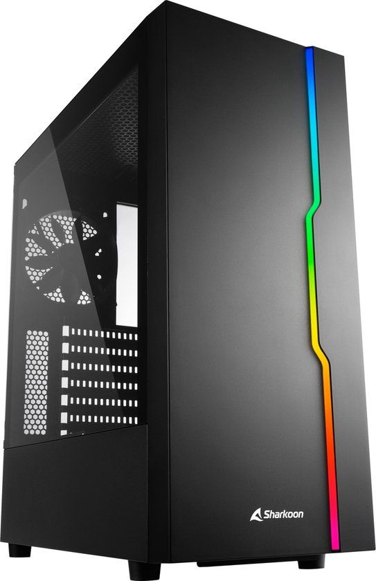 Sharkoon RGB Slider Midi-Tower ATX Gaming Case