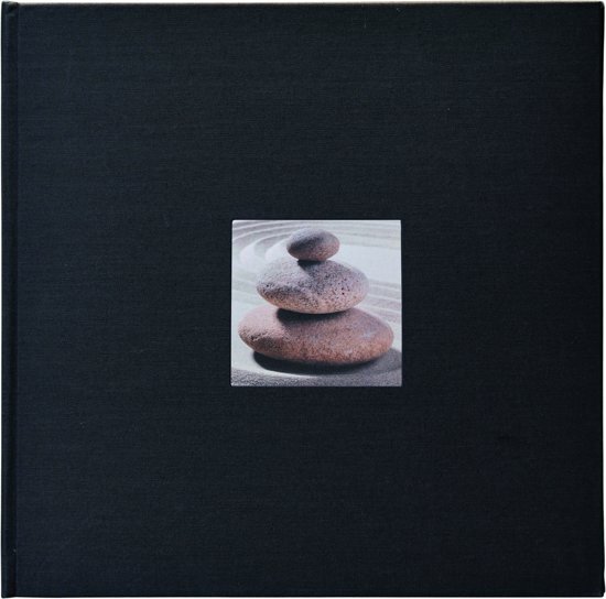 Henzo MIKA - Fotoalbums - 24 5 x 25 cm - Zwart - 50 Pagina s