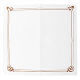 Garcia de Pou Servetten 33x33cm Wit, motief Maxim Bruin (2 x 50 stuks)