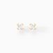 Boucles d'oreilles Puces Doreen Or Jaune Oxyde de Zirconium