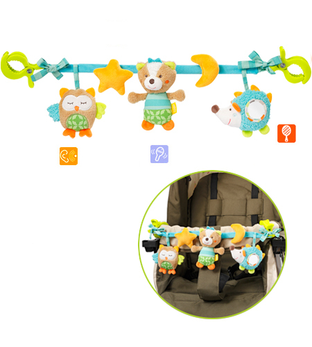 Fehn Pram Rattle Chain Forest