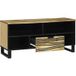 Unites TV Meuble TV avec Tiroir Marron 105 x 33 x 46 cm Bois d'ingénierie