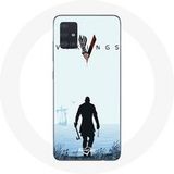 Maniacase Hoesje voor Samsung Galaxy A51 5G Vikings Series Seizoen 6 Ragnar Lothbrok De 2022 Trailer