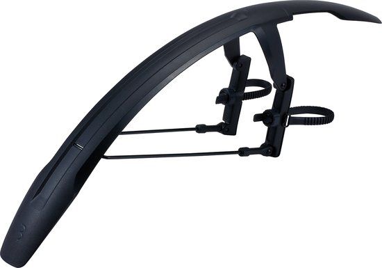 BBB Cycling DiscGuard Front - Voorspatbord Gravelbike & Racefiets - Spatbord 28 inch - Max breedte van band: 42mm - Zwart - BFD-65F