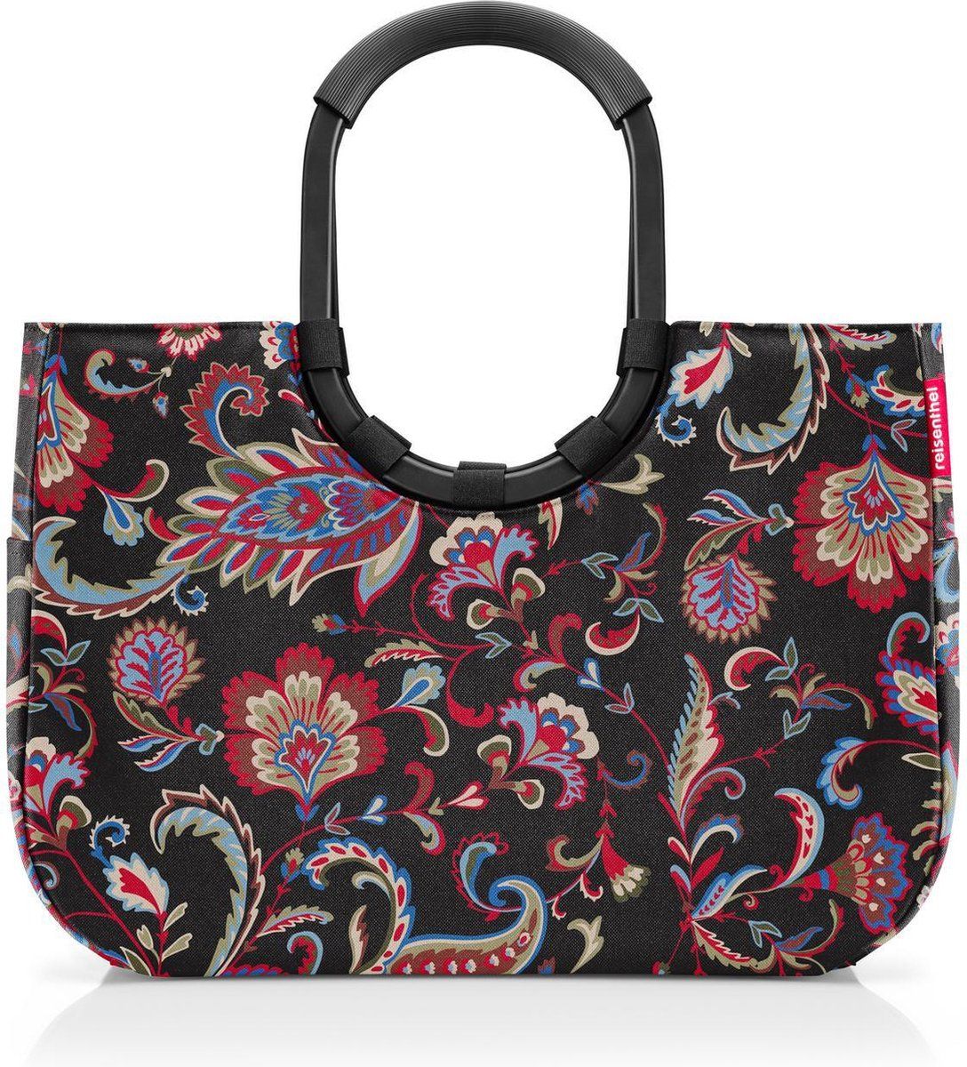 reisenthel Loopshopper L Shopper - 25L - Paisley Zwart Frame - 4012013731303