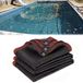 Couverture de piscine dense avec filet à mailles fines