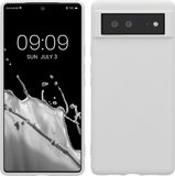 kwmobile telefoonhoesje geschikt voor Google Pixel 6 - Back cover in mat wit