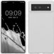 kwmobile telefoonhoesje geschikt voor Google Pixel 6 - Back cover in mat wit