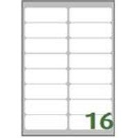 Tico Copy Laser Premium - Papier - permanente kleeflaag - groen - 99.1 x 34 mm 1120 etiket(ten) (70 vel(len) x 16 etiketten