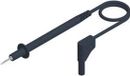 SKS Hirschmann PL 2700 S W sw Cordon de mesure Fiche 4 mm 1,00 m Noir 1 pièce(s)