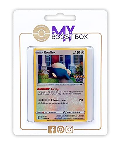 my-booster Ronflex (Snorlax) 55/78 Holo - Myboost X Epée et Bouclier 10.5 Pokémon GO - Doos met 10 Franse Pokemon kaarten