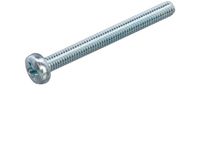 Hoenderdaal Fasteners Hoenderdaal Metaalschroef Din7985 Ph M6X45Mm Ck Elvz - 200 stuks