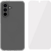 BlueBuilt Protective Back Cover Samsung Galaxy A56 Transparant + Screenprotector Glas