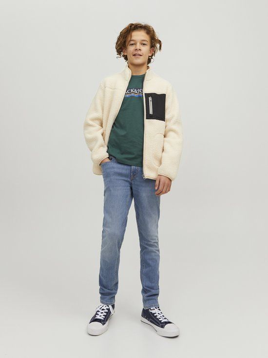JACK & JONES JUNIOR JJIGLENN JJORIGINAL MF 551 NOOS JNR Jeans Jongens - Maat 134 - Blue Denim