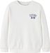 NAME IT Jongens Trui NKMNOLEN LS NREG SWEAT BRU - Ecru - Maat 122/128