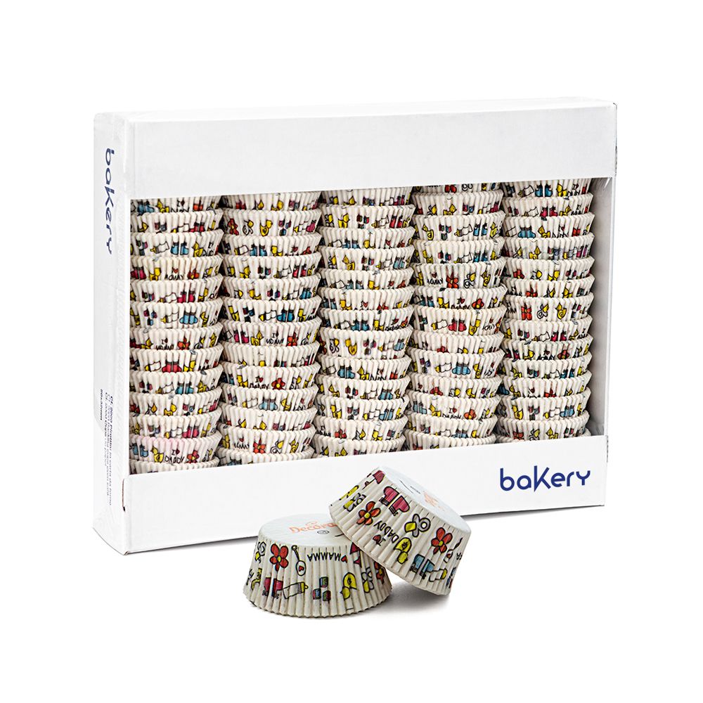Decora 5339654 - Bakvormen - Papier - Rond - Multi - 2000 stuks