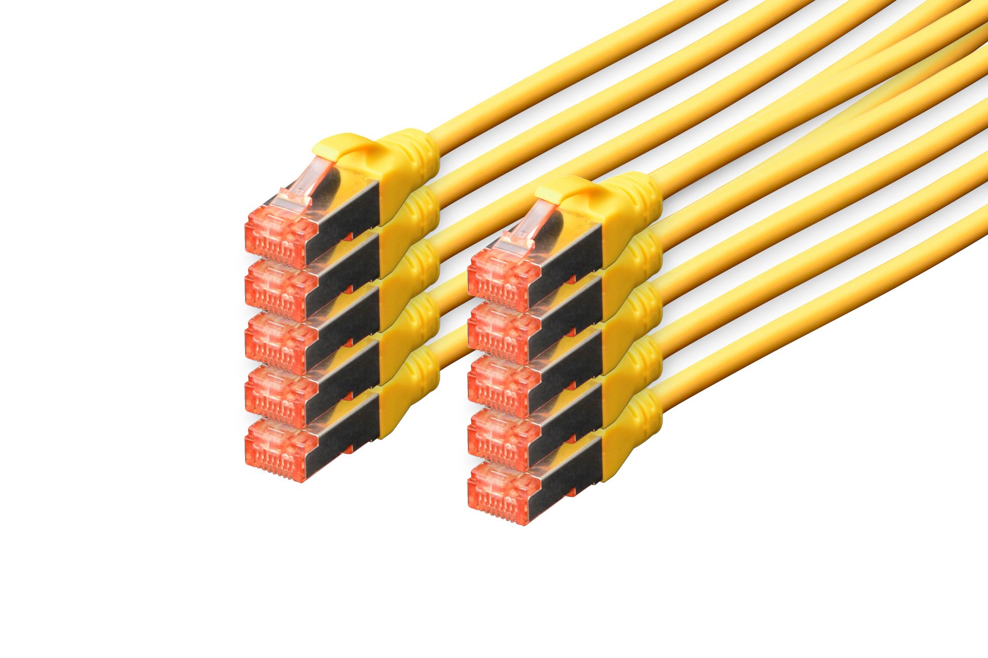 Digitus DK-1644-050-Y-10 - Netwerkkabel - 5 m - Geel