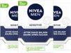 NIVEA Men Aftershave Balsem Sensitive - 3 x 100 ml