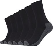 Camano Sportsokken Zwart 6-Pack Maat 43-46