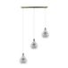 PRENDELUZ Leren hanger, 3 x g9, afmetingen 65 x 65 cm, ideaal voor decoratie en verfraaiing van het interieur.