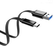 Allteq USB C kabel | Laadsnelheid 20V / 3A / 60 watt | USB 3.2 gen 1 | 5 Gb/s | Type A naar C | Male to male | Zwart | 3 meter