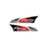Quattroerre 14851 Sticker 3D Logosport Racing Paar DX SX