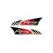 Quattroerre 14851 Sticker 3D Logosport Racing Paar DX SX