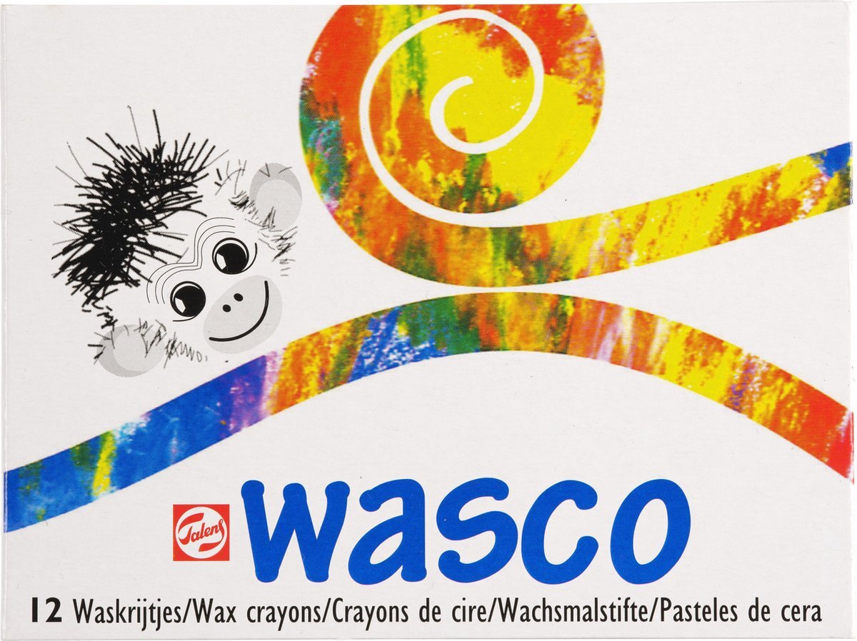 Talens Wasco 12 waskrijtjes