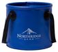 Seau pliable de 15L pour camping et pêche