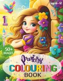 Princess Colouring Book for Kids: Easy and fun designs for kids