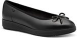 Tamaris WIDE FIT Dames Ballerina 8-82201-45 Zwart Leer Maat 40 EU