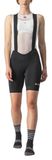 CASTELLI Endurance W bretelbroek - fietsbroek pour femmes, confort et performance de haut niveau, Noir, XL