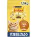 Friskies Purina Kattenvoer, Gesteriliseerd, Volwassenen, met Kalkoen en Groenten, 6 zakjes à 1,5 kg