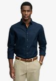 Superdry Poplin Overhemd Met Lange Mouwen En Cut Away Kraag Heren XL