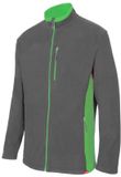 Velilla Bicolor fleece XXXL grijs/limoen