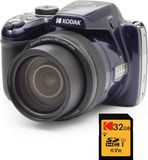 Kodak Pixpro AZ528 - Compactcamera - Donkerblauw - +32GB geheugenkaart