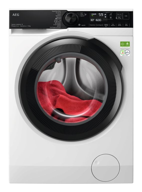 AEG Serie 8000 serie ProSteam - Wasmachine - Voorlader - 10 kg - 1600 toeren - Wit, Zwart