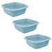 keeeper Bak björk, universeel, met tuit, rechthoekig, 8 l, 34 x 34 x 12,5 cm, blauw (Nordic Blue), 3 stuks