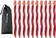 Shenzhen Haorui Industrial Technology Co., Ltd. Piquets de tente rouges, 25 cm de long, adaptés au camping, usage intensif