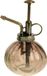 Decoris Plantenspuit/vernevelaar van glas - 200 ml - bruin - 9 x 10 x 15 cm