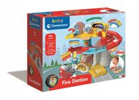 Clementoni Brandweerkazerne met Baan en Stunt Auto's - 17578