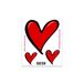 Quattroerre 6039 Sticker Heart Art, 10 x 12 cm