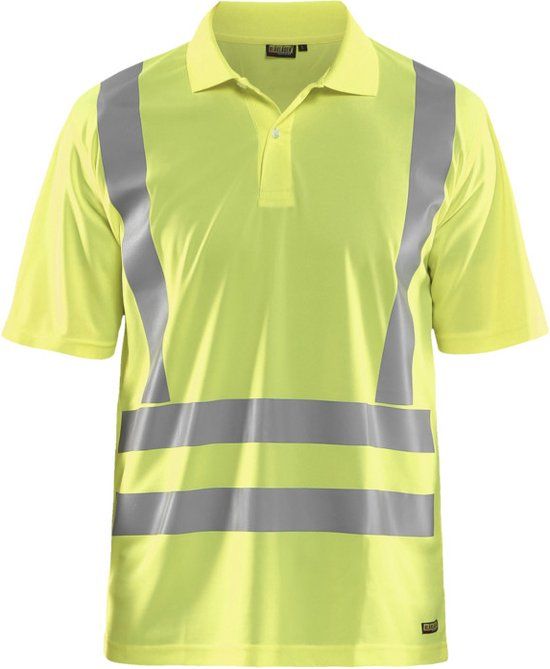 Blakläder Blåkläder Poloshirt High Vis Geel Maat 4XL