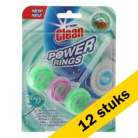 At Home Aanbieding: At Home Clean toiletblok Power Rings Pine - 12 stuks