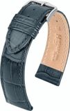 Hirsch Duke bracelet de montre cuir gris 22mm